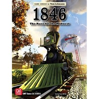 1846 The Race for the Midwest Brädspel Second Printing